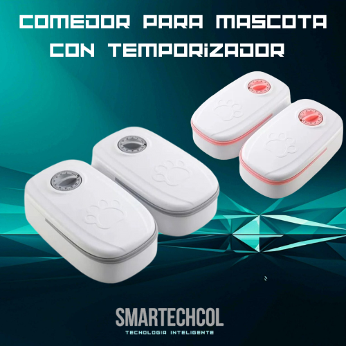 Comedero mascota con temporizador